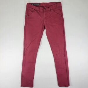 Armani‎ Exchange Men's Jean Pants Maroon Size 32x32 SKINNY
